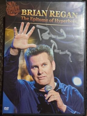 Brian Regan AUTOGRAPHED The Epitome Of Hyperbole (2008 Comedy Central DVD) New